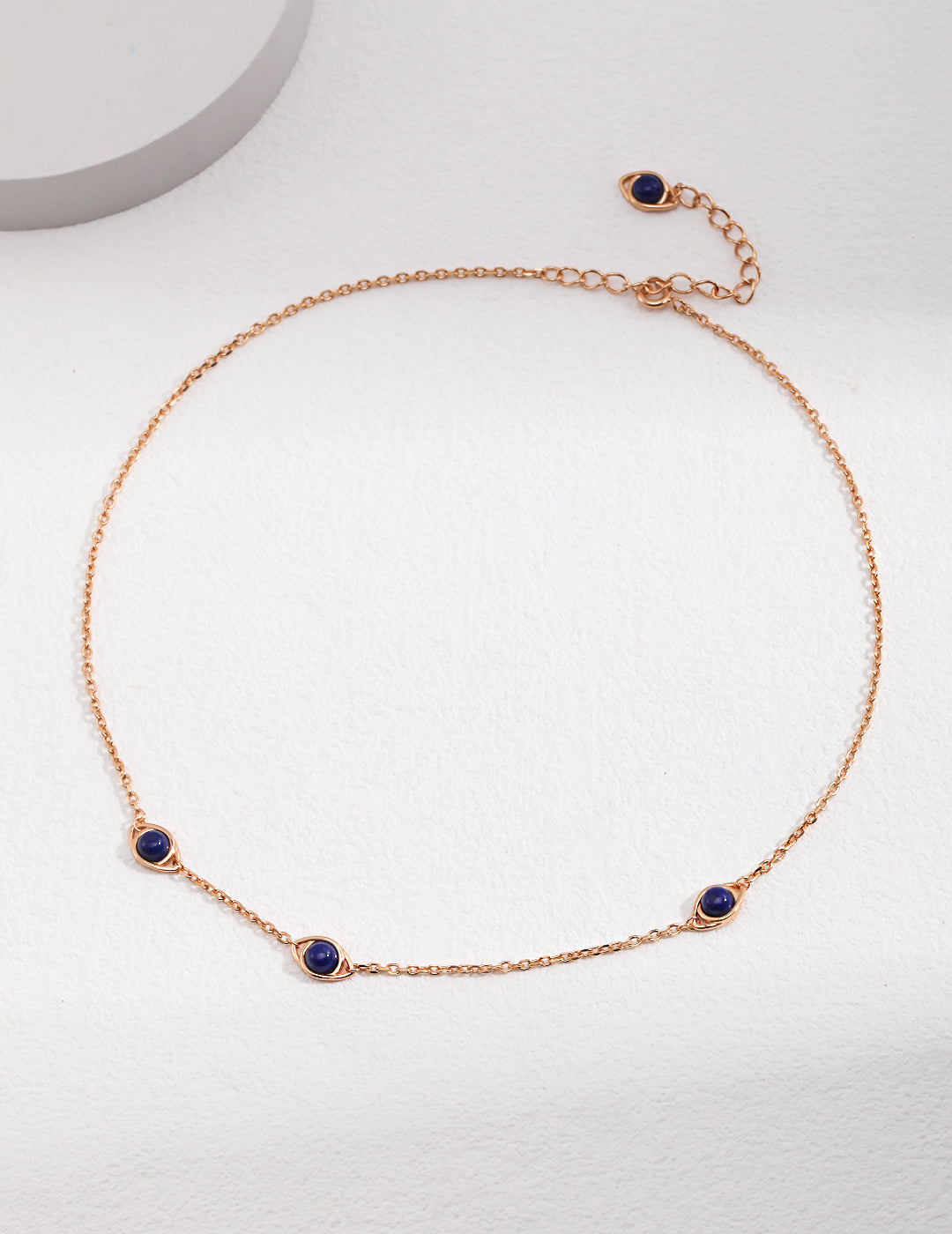 Divine Guardian Collection: Enchanting Sterling Silver Necklace with Lapis Lazuli and Tiger's Eye